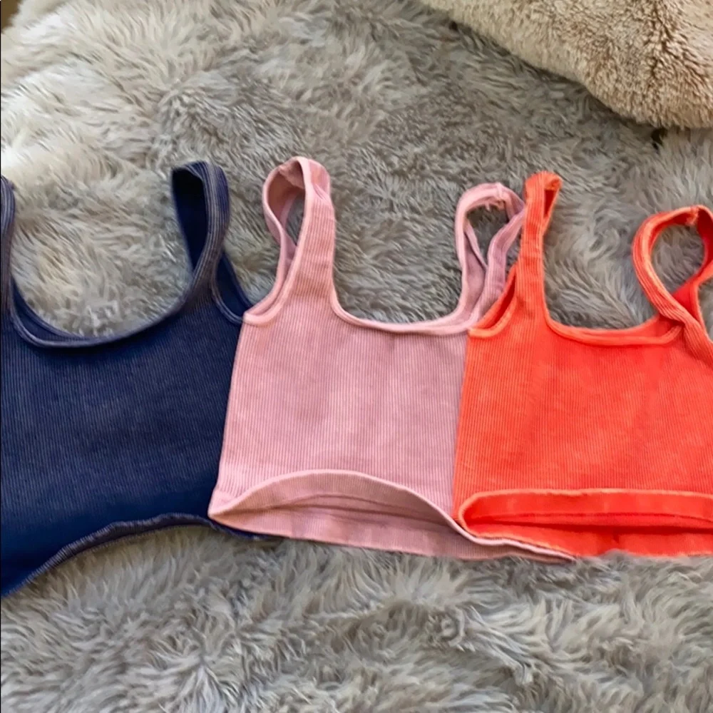 🌺free people happiness run square neck crop